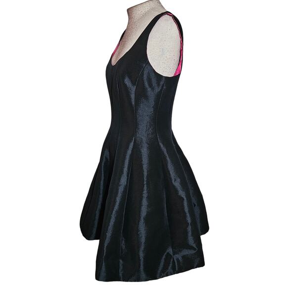 Betsy & Adam Black Sleeveless Mini Cocktail Dress Size 8 - Picture 5 of 5